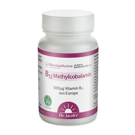 Dr Jacob S Vitamin B Methylcobalamin Mcg Hochdosiert