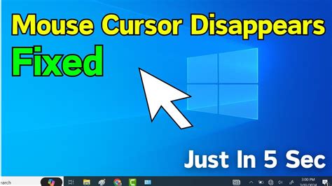 Fix Mouse Cursor Pointer Disappeared In Windows 10 Or 11 Laptop PC