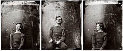 Three Views Of Lewis Payne A K A Lewis Powell Three Months Before His Execution By Hanging