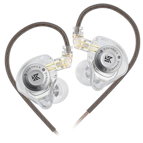 Audífonos In Ear KZ EDX PRO X con graves dinámicos Sin MIC Auriculares