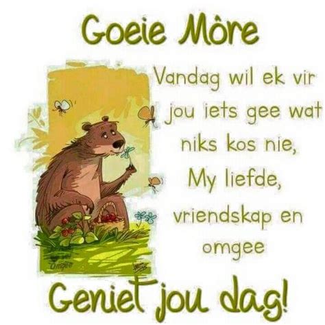 Goeie More Afrikaans Morning Greetings