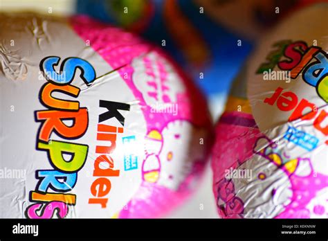 Kinder Surprise eggs Stock Photo - Alamy