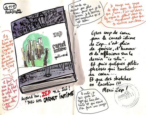 Murianette Zep Carnet Intime Le Carnet Intime De Zep Flickr