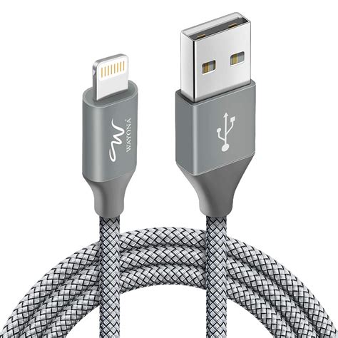 Wayona Nylon Braided Usb To Lightning Fast Charging And Data Sync Cable