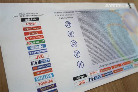 Upclose With Fifa World Cup Match Tickets Junpiter Futbol