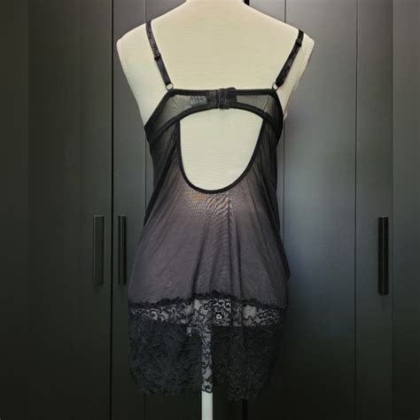 Playboy Intimates Sleepwear Playboy Bunny Y K Style Black Lace