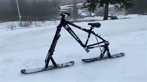 Ski Bike Build Project Homemade Youtube