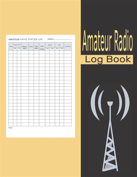 Buy Amateur Radio Log Book Logbook For Amateur Radio Operator Ham