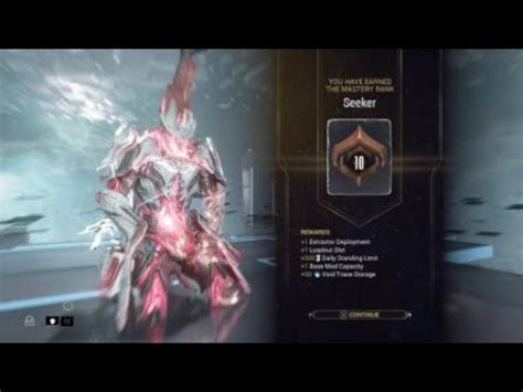 Warframe Mastery Rank Mr Test Youtube