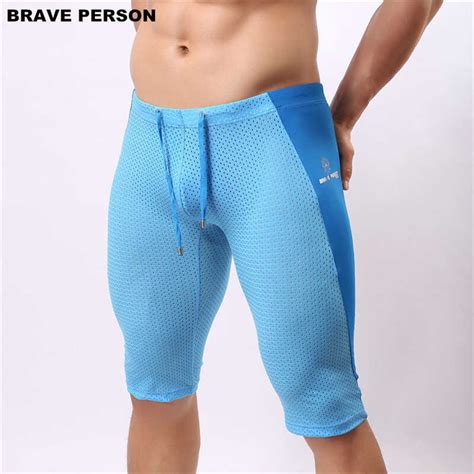 Brave Person Men S Board Mesh Breathable Knee Haba Tights Shorts