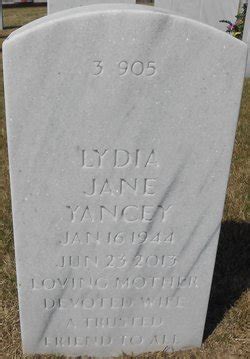 Lydia Jane Walling Yancey Homenaje De Find A Grave