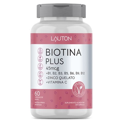 Biotina Plus Mcg C Psulas Lauton Nutrition Nutri Lar Sa De