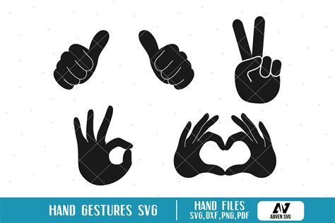 Gesto de la mano Svg Mano Svg Signo de mano Okay Signo Svg Etsy España