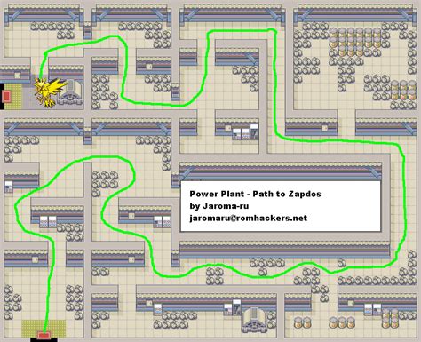 Pokemon Fire Red/Leaf Green (Import) Power Plant - Path to Zapdos Map (PNG) - DaJason ...