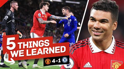 Casemiro Colossus Lindelof Thrives Without Maguire 5 Things We Learned Man United 4 1