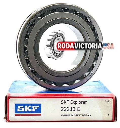 SKF 22213 E C3 Spherical Roller Bearing 65x120x31mm Rodavictoria USA