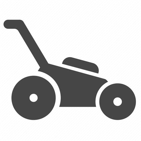 Garden Gardening Lawn Lawn Mower Tool Vehicle Equipment Icon