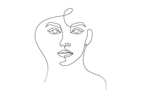 One Line Art Woman Graphic By Subujayd · Creative Fabrica