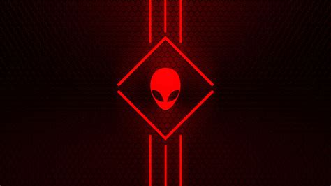 HD Alienware Red Wallpaper - WallpaperSafari