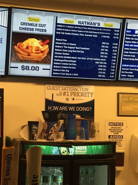 Yankee Stadium Food Menu Prices Cathleen Bunch