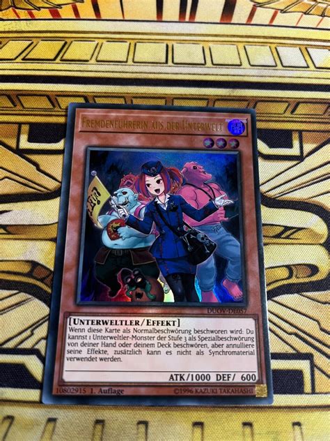 Yugioh Fremdenf Hrerin Aus Der Unterwelt Duov De Ultra Rare Ebay