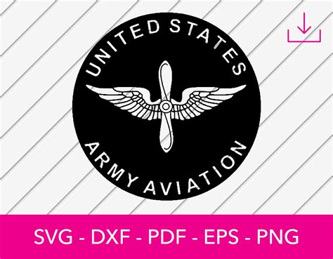 Army Aviation Svg US Army Aviation Seal Svg Army Badge Svg