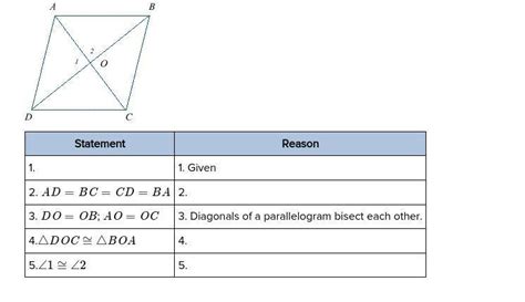 FREE Complete The Two Column Proof By Providing The Missing