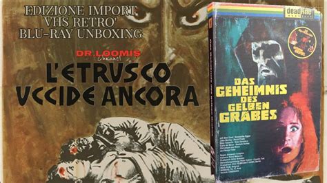 L ETRUSCO UCCIDE ANCORA Limited Blu ray Retrò Vhs Edition YouTube