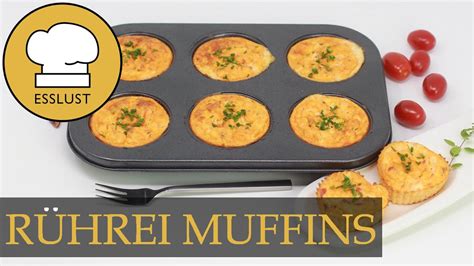 RÜHREI MUFFINS mit 3 Zutaten leckere Frühstücksidee