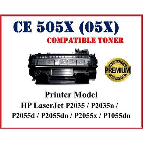 CE 505X (05X) COMPATIBLE TONER | Shopee Malaysia