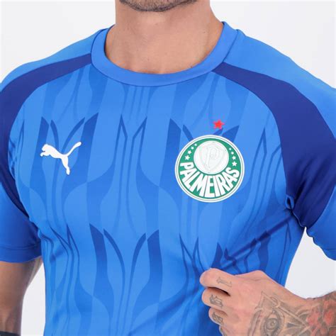 Puma Palmeiras Pre Match Blue Jersey Futfanatics