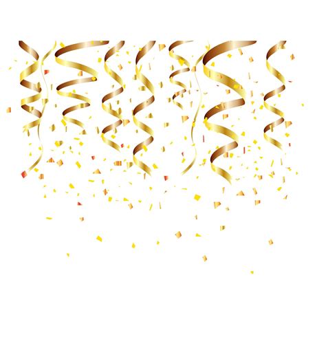 Premium Vector Happy New Year Background With Golden Confetti