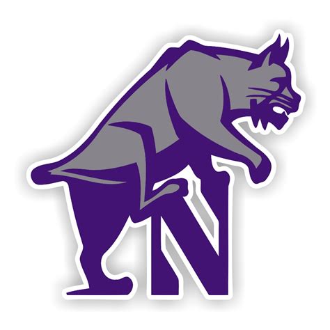 Northwestern Wildcats Cat Precision Cut Decal Sticker