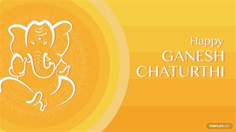 Ganesh Chaturthi Background Vector in Illustrator, EPS, SVG, JPG, PNG ...