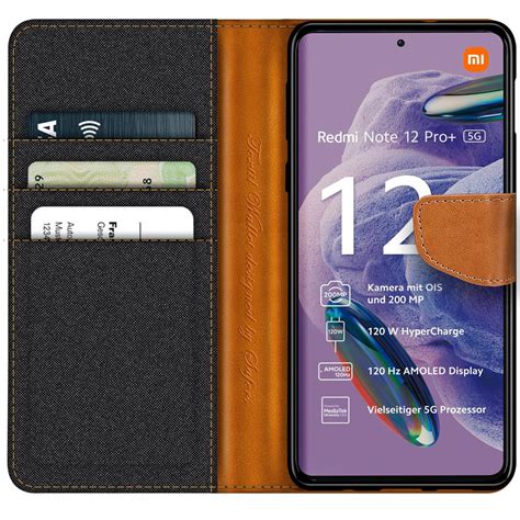 Klapp H Lle Xiaomi Redmi Note Pro G Handyh Lle Tasche Flip Case