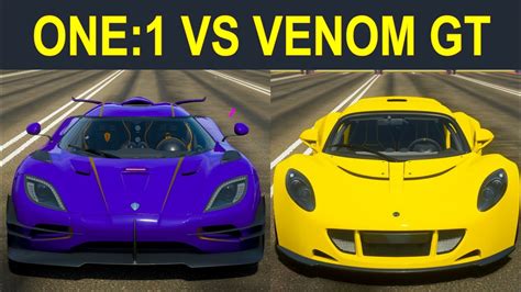 Forza Horizon Ultimate Hypercar Drag Race L Hennessey Venom Gt Vs