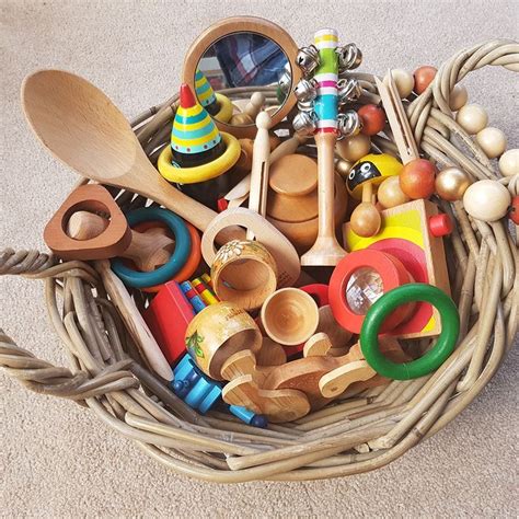 The Appeal Of Treasure Baskets Filled With Natural Loose Parts