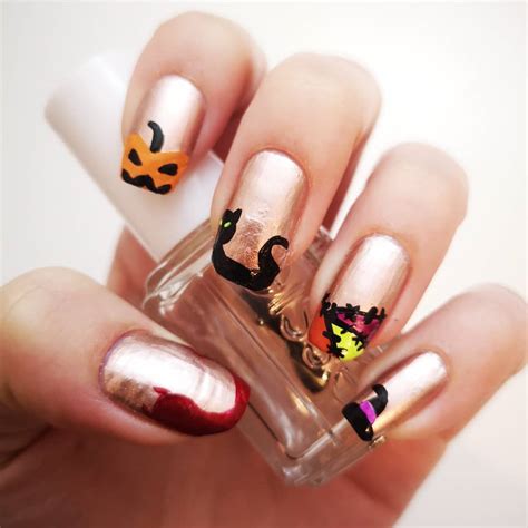 30 Spooky Halloween French Tip Nails Nail Designs Daily