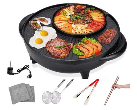 Prices May Vary 🔥 【2 In 1 Dual Function】 Soup N Grill Circular Edition Barbecue All Types Of