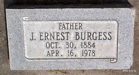 John Ernest Burgess (1884-1978) - Find a Grave Memorial