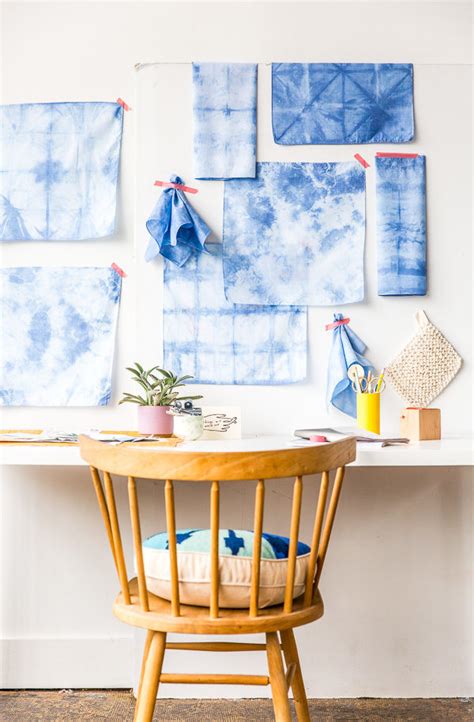 DIY Three Way A Shibori Textile Project For Your Walls Your Kitchen