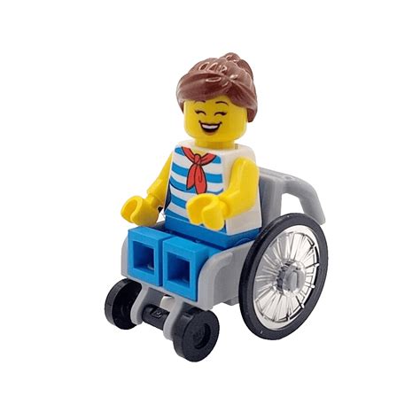 Lego Disabled Wheelchair Woman Female Minifigure Hospital Patient T