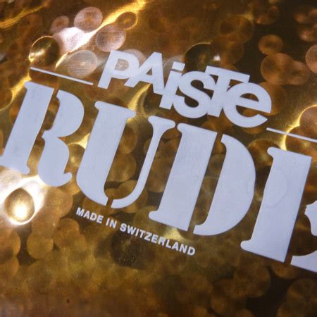 Paiste Rude Power Metal 20" Ride Cymbal Samples - Drum Samples | Drum Werks