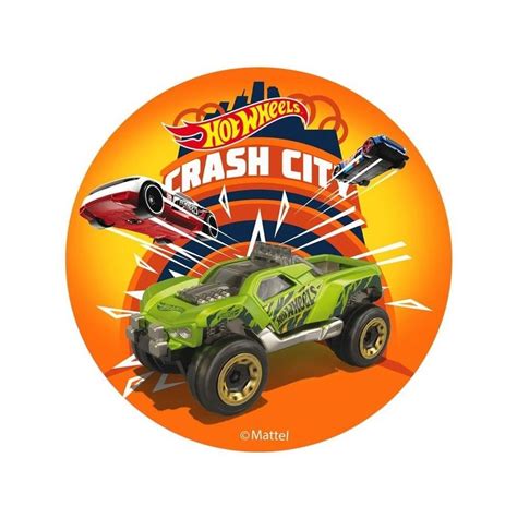 Opłatek na tort Hot Wheels cm Tortowe Ozdoby