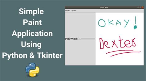 Create A Simple Paint Application Using Python Tkinter