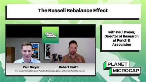 The Russell Rebalance Effect With Paul Dwyer Director Of Research At