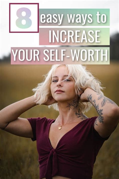 8 Ways To Increase Your Self Worth [plus Free Printable Checklist