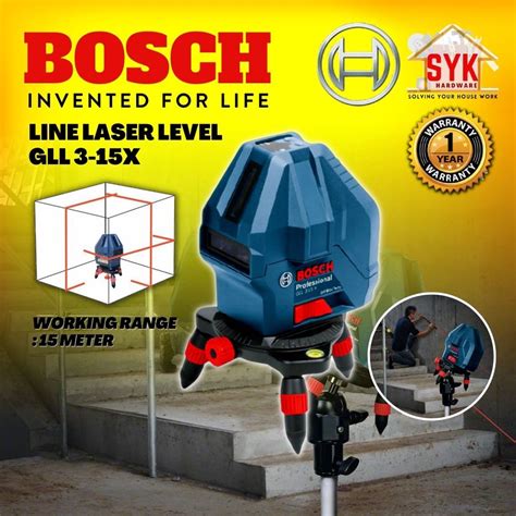 Syk Bosch Gll X Professional Line Laser Level Digital Laser