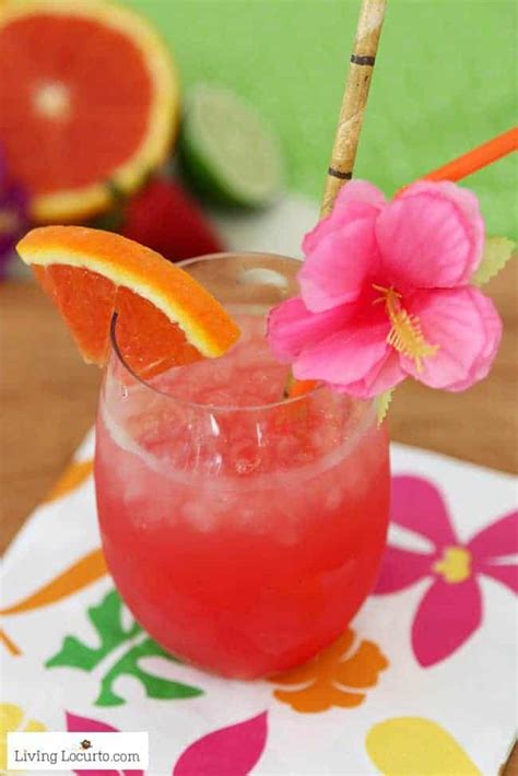 Tropical Rum Punch Recipe Luau Party Ideas Living Locurto