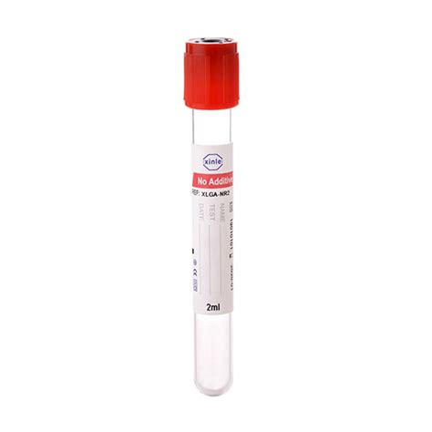 Blood Collection Plain Tube Blood Collection Glass Plain Tube Plastic